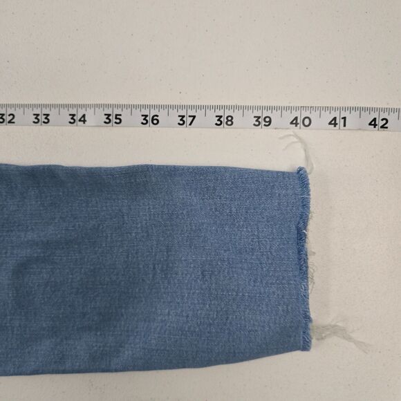 Levi's 721 High Rise Skinny Jeans Light Wash Raw Hem Size 32 4290 NWT - Picture 6 of 11